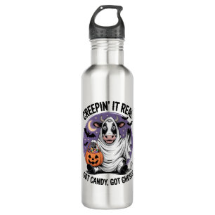 Creepin� Cow Halloween 710 Ml Water Bottle