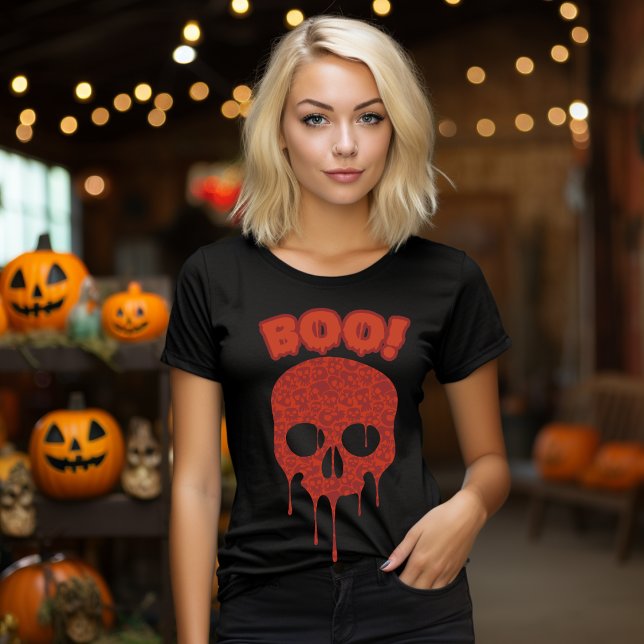 Creepin' It Real: Boo Halloween T-Shirt (Creator Uploaded)