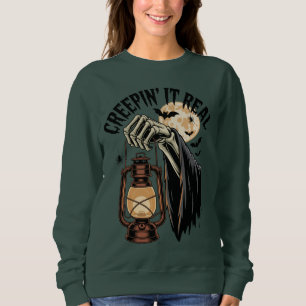 Creepin It Real Creep It Real Halloween Sweatshirt