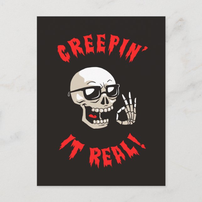 Creepin' It Real Postcard (Front)