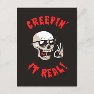 Creepin' It Real Postcard