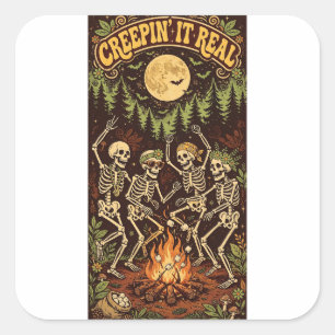 Creepin' It Real Sticker