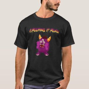Creeping it Real Little Monster Halloween for Men  T-Shirt