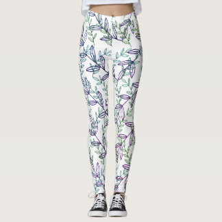Creeping plant leggings