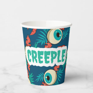 Creeple Cool Scary Spooky Eyes Halloween Paper Cups