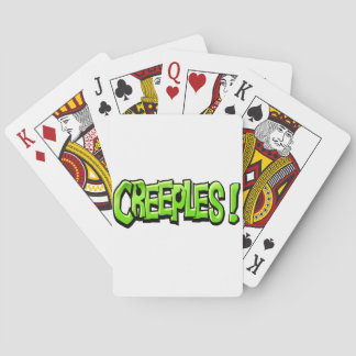 Creeples play cards