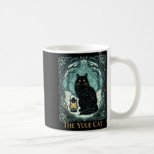 Creepmas Vintage The Yule Cat Tarot Card Dark Chri Coffee Mug