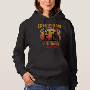 Creepshow Halloween Zombie Haunted House Sunset Ba Hoodie
