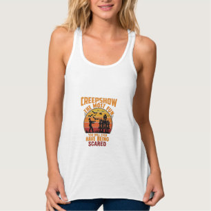 Creepshow Halloween Zombie Haunted House Sunset Ba Singlet