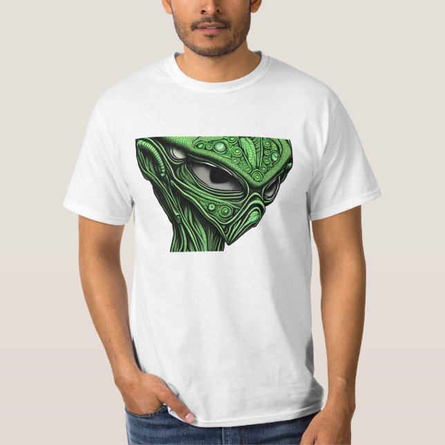 Creepy Abstract Alien T-Shirt (Front)