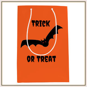 Creepy Bat Trick or Treat Medium Gift Bag