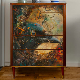 Creepy Bird Beak Decoupage Tissue Paper