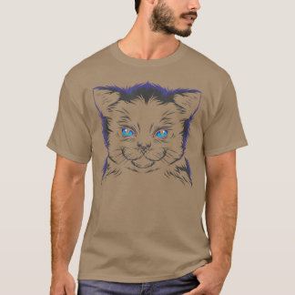 Creepy Black Cat93  T-Shirt