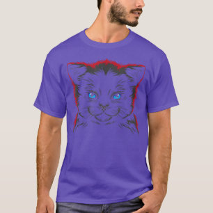 Creepy Black Cat 86 T-Shirt