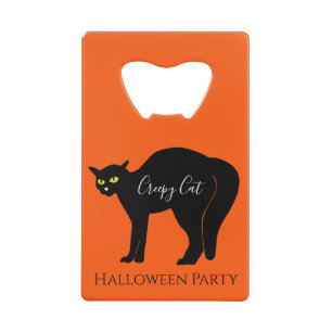 Creepy Black Cat Halloween