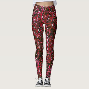  Creepy bloody guts Halloween leggings