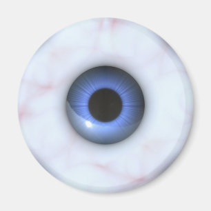 creepy blue eyes magnet