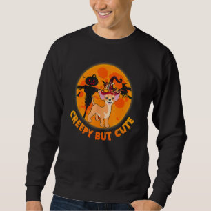 Creepy But Cute, Devil Dog Halloween Chihuahua Sweatshirt