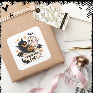 Creepy but Cute ExDesigner Halloween Square Sticker