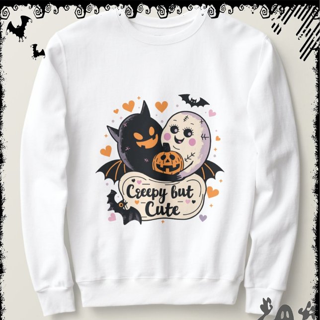 Creepy but Cute | ExDesigner | Halloween Sweatshirt (Creator Uploaded)