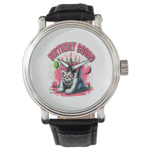 Creepy Cake Skull Birthday Squad Watch