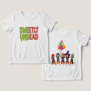 Creepy Candy Zombie Mashup For Halloween Tri-Blend Shirt
