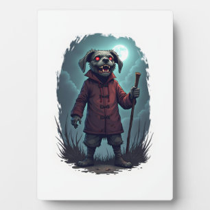 Creepy Cane Corso Plaque