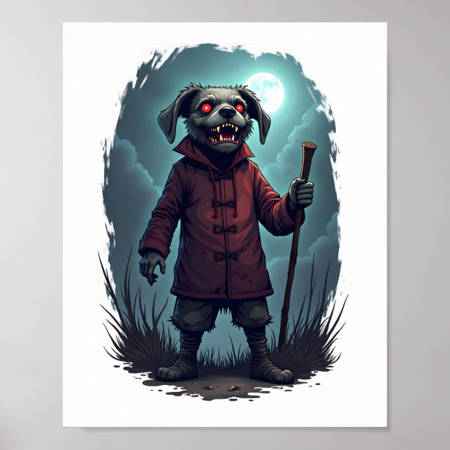 Creepy Cane Corso Poster (Front)