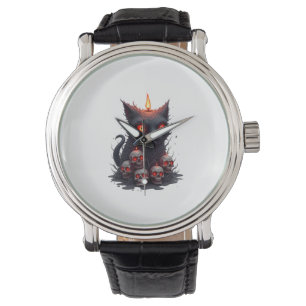 Creepy Cat Candle Watch