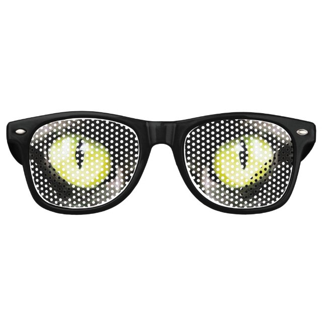 Creepy Cat Eye Halloween Party Costume Glasses (Front)