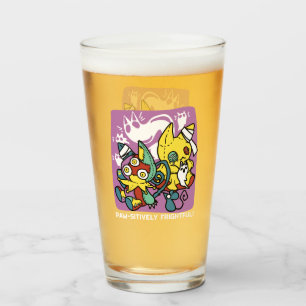 Creepy Cats Halloween Art: Paw-sitively Frightful Glass