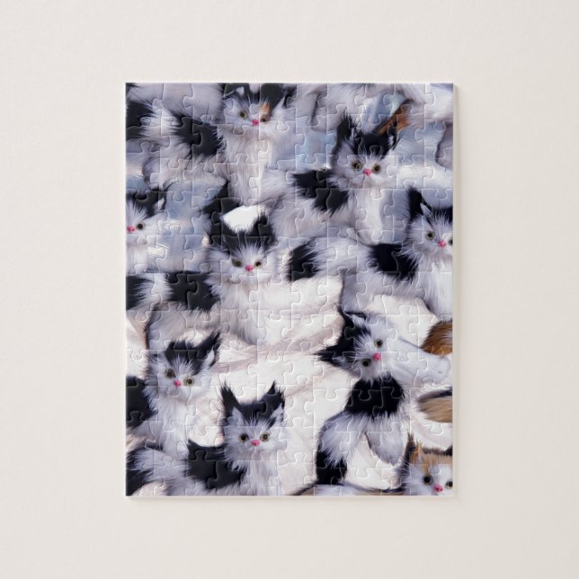 creepy cats jigsaw puzzle (Vertical)