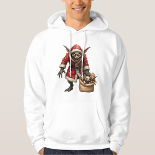 Creepy Christmas Goblin – Dark Fantasy Evil Santa Hoodie