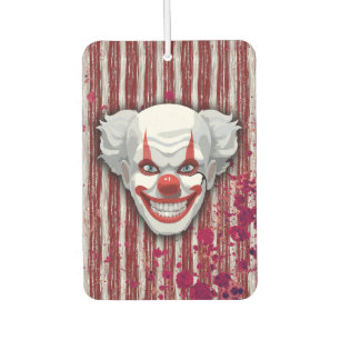 Creepy Clown Carnival Halloween Car Air Freshener