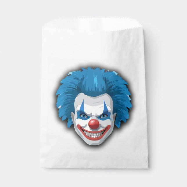 Creepy Clown Carnival Halloween Favour Bags (Front)