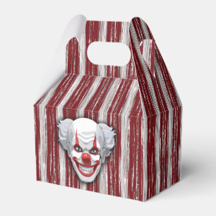 Creepy Clown Carnival Halloween Favour Box