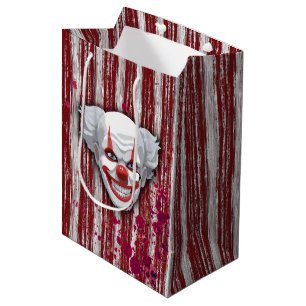 Creepy Clown Carnival Halloween Medium Gift Bag