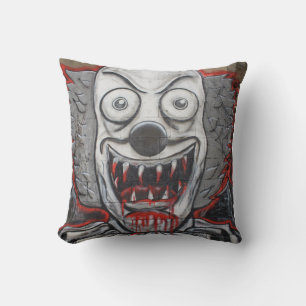 Creepy Clown Cushion
