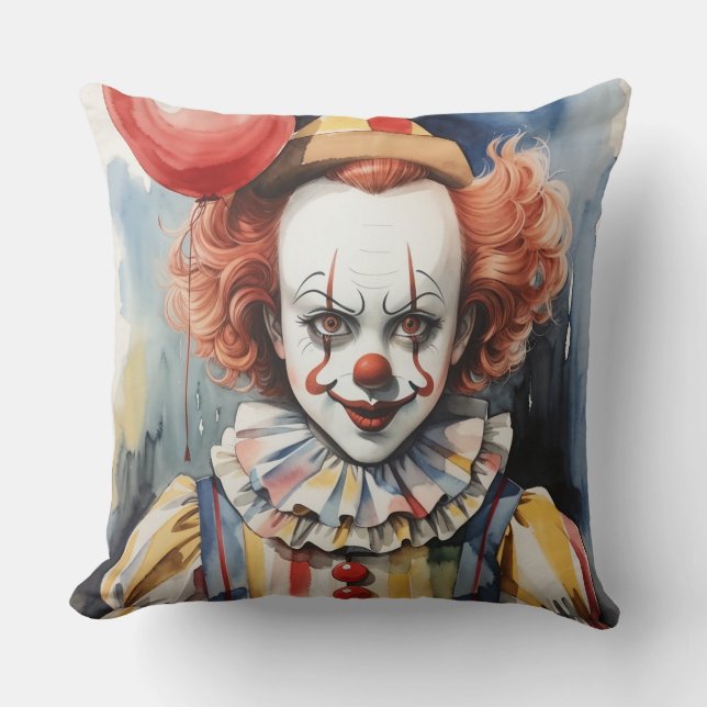 Creepy Clown Cushion (Front)