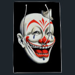 Creepy Clown Face Gift Bag<br><div class="desc">Creepy clown gift bag. High quality restored vintage image.</div>