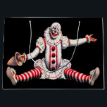 Creepy Clown Gift Bag<br><div class="desc">Creepy clown gift bag. High quality restored vintage image.</div>