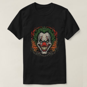 Creepy Clown with Creepy Grin T-Shirt