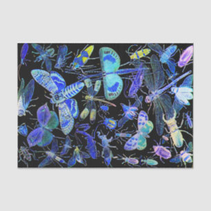 Creepy Crawlies Insect Tissue Paper   Goth Black