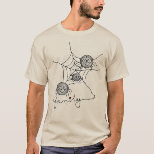 Creepy Crawly Crew – Funny Spider Family Men's T-S T-Shirt