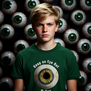 Creepy customisable Keep an Eye Out T-Shirt