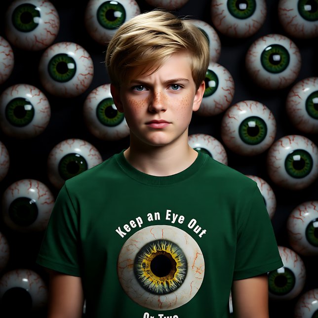 Creepy customisable Keep an Eye Out T-Shirt (Creepy customizable Keep an Eye Out T-Shirt)