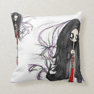 Creepy Cute and Artsy Cushion
