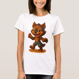 Creepy-Cute Baby Werewolf Halloween Shirt