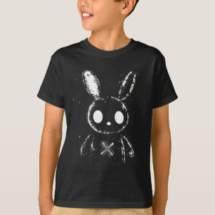 Creepy Cute Bunny Rabbit Alt Goth Grunge Horror Ae T-Shirt