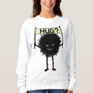 Creepy Cute Evil Character Hug Sweatshirt